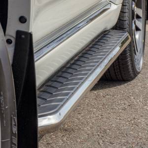 Exterior - Running Boards & Accessories - ARIES - ARIES AeroTread 5" x 67" Polished Stainless Running Boards, Select Compass, Patriot Polished Stainless - 2051008