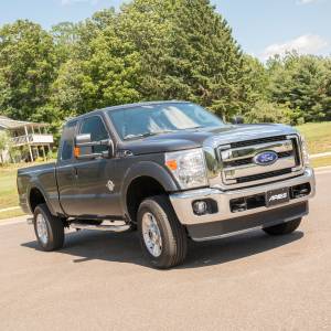 ARIES - ARIES 3" Round Polished Stainless Side Bars, Select Ford F-250, F-350 Super Duty Stainless Polished Stainless - 203025-2 - Image 3