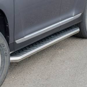 ARIES - ARIES AeroTread 5" x 70" Polished Stainless Running Boards, Select Toyota Highlander Polished Stainless - 2051014 - Image 5