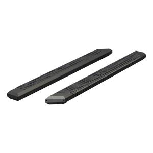 ARIES AdvantEDGE 5-1/2" x 85" Black Aluminum Side Bars (No Brackets) CARBIDE BLACK POWDER COAT - 2055985