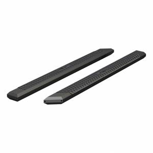 ARIES - ARIES AdvantEDGE 5-1/2" x 91" Black Aluminum Side Bars (No Brackets) Black CARBIDE BLACK POWDER COAT - 2055991