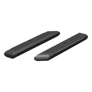 ARIES - ARIES AdvantEDGE 5-1/2" x 53" Black Aluminum Side Bars (No Brackets) CARBIDE BLACK POWDER COAT - 2055953 - Image 1