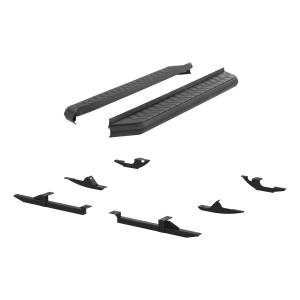 ARIES - ARIES AeroTread 5" x 67" Black Stainless Running Boards, Select Jeep Compass, Patriot Carbide Black Powder Coat - 2061008 - Image 4