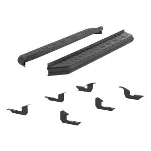 ARIES - ARIES AeroTread 5" x 67" Black Stainless Running Boards, Select Toyota 4Runner Carbide Black Powder Coat - 2061027 - Image 4