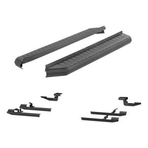 ARIES - ARIES AeroTread 5" x 70" Black Stainless Running Boards, Select Nissan Rogue Black Carbide Black Powder Coat - 2061037 - Image 4
