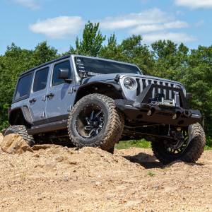 ARIES - ARIES TrailChaser Jeep Wrangler JL Front Bumper with Fender Flares (Option 9) TEXTURED BLACK POWDER COAT - 2082097 - Image 4