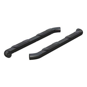ARIES - ARIES 3" Round Black Steel Side Bars, Select Ford Bronco SEMI-GLOSS BLACK POWDER COAT - 209045 - Image 3