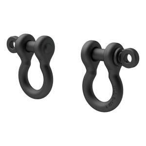 ARIES - ARIES Off-Road D-Ring Shackles (12,500 lbs, 2-Pack) Black Carbide Black Powder Coat - 2166071