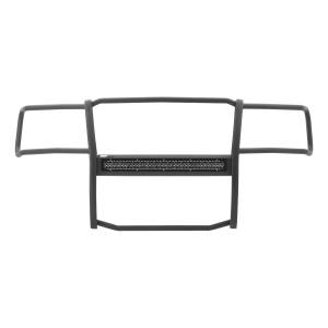 ARIES - ARIES Pro Series Black Steel Grille Guard with Light Bar, Select Chevy Silverado 1500 Black TEXTURED BLACK POWDER COAT - 2170016 - Image 2