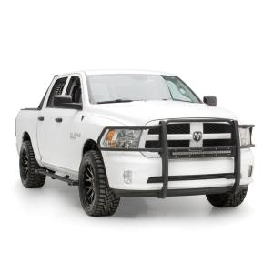 ARIES - ARIES Pro Series Black Steel Grille Guard with Light Bar, Select Dodge, Ram 2500, 3500 Black TEXTURED BLACK POWDER COAT - 2170026 - Image 3