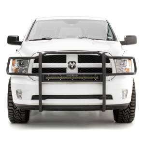 ARIES - ARIES Pro Series Black Steel Grille Guard with Light Bar, Select Dodge, Ram 2500, 3500 Black TEXTURED BLACK POWDER COAT - 2170026 - Image 5