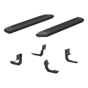 ARIES - ARIES AdvantEDGE 5-1/2" x 53" Black Aluminum Side Bars, Select Ram 1500, 2500, 3500 CARBIDE BLACK POWDER COAT - 2556004 - Image 3