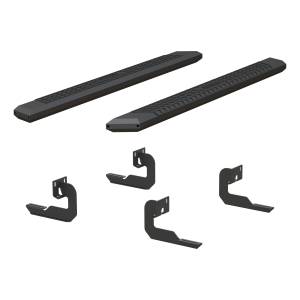ARIES - ARIES AdvantEDGE 5-1/2" x 75" Black Aluminum Side Bars, Select Ford F-150 CARBIDE BLACK POWDER COAT - 2556008 - Image 7