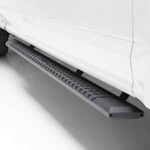 ARIES AdvantEDGE 5-1/2" x 53" Black Aluminum Side Bars, Select Ford F-150 CARBIDE BLACK POWDER COAT - 2556007