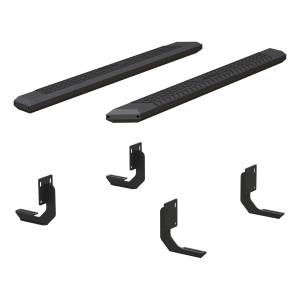 ARIES - ARIES AdvantEDGE 5-1/2" x 75" Black Aluminum Side Bars, Select Ford F-250, F-350 CARBIDE BLACK POWDER COAT - 2556014 - Image 7