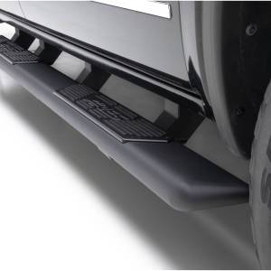 Exterior - Running Boards & Accessories - ARIES - ARIES AscentStep 5-1/2" x 75" Black Steel Running Boards, Select Chevrolet, GMC CARBIDE BLACK POWDER COAT - 2558002