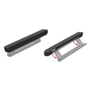 ARIES - ARIES ActionTrac 69.6" Powered Running Boards (No Brackets) CARBIDE BLACK POWDER COAT - 3025165 - Image 2