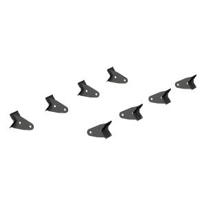 ARIES - ARIES Universal ActionTrac Mounting Brackets (8-Pack, Fabricated Brackets Required) TEXTURED BLACK POWDER COAT - 3025177 - Image 2