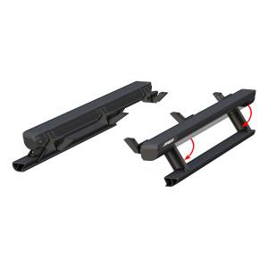 ARIES - ARIES ActionTrac 69.6" Powered Running Boards, Select Jeep Wrangler JL CARBIDE BLACK POWDER COAT - 3036571 - Image 7