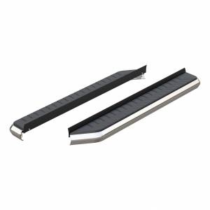 Exterior - Running Boards & Accessories - ARIES - ARIES AeroTread 5" x 67" Polished Stainless Running Boards (No Brackets) Polished Stainless - 2051867