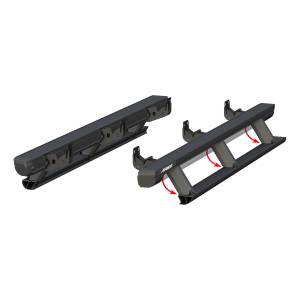 ARIES - ARIES ActionTrac 83.6" Powered Running Boards, Select Ram 1500, 2500, 3500 Crew Cab CARBIDE BLACK POWDER COAT - 3047912 - Image 8
