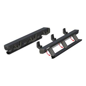ARIES - ARIES ActionTrac 83.6" Powered Running Boards, Select Colorado, Canyon Crew Cab CARBIDE BLACK POWDER COAT - 3047904 - Image 6