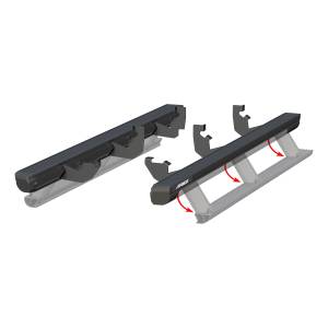 ARIES - ARIES ActionTrac 83.6" Powered Running Boards, Select Ford Ranger CARBIDE BLACK POWDER COAT - 3047923 - Image 4