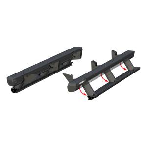 ARIES - ARIES ActionTrac 83.6" Powered Running Boards, Select Toyota Tacoma Crew Cab CARBIDE BLACK POWDER COAT - 3047953 - Image 6