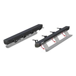 ARIES - ARIES ActionTrac 83.6" Powered Running Boards, Select Jeep Gladiator CARBIDE BLACK POWDER COAT - 3047975 - Image 4