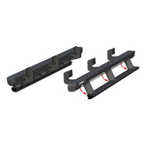 ARIES - ARIES ActionTrac 87.6" Powered Running Boards, Select Ford F-150 Crew Cab CARBIDE BLACK POWDER COAT - 3048326 - Image 8