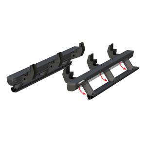 ARIES - ARIES ActionTrac 87.6" Powered Running Boards, Select Ford F-Series Crew Cab CARBIDE BLACK POWDER COAT - 3048321 - Image 8