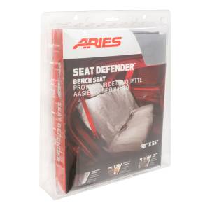 ARIES - ARIES Seat Defender 58" x 55" Removable Waterproof Grey Bench Seat Cover Grey  - 3146-01 - Image 4