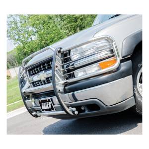 ARIES - ARIES Polished Stainless Grille Guard, Select Chevy Silverado 1500, Suburban, Tahoe Stainless Polished Stainless - 4043-2 - Image 6