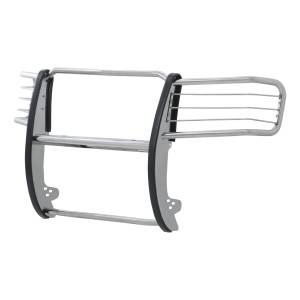 ARIES - ARIES Polished Stainless Grille Guard, Select GMC Sierra 2500, 3500 HD Stainless Polished Stainless - 4082-2 - Image 2