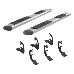 ARIES - ARIES 6" x 91" Polished Stainless Oval Side Bars, Select Chevrolet and GMC Trucks Polished Stainless - 4444003 - Image 4