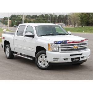 ARIES - ARIES 6" x 75" Polished Stainless Oval Side Bars, Select Silverado, Sierra Polished Stainless - 4444001 - Image 2