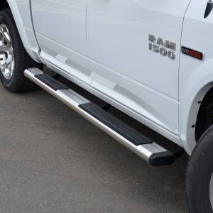 ARIES - ARIES 6" x 85" Polished Stainless Oval Side Bars, Select Dodge Ram 1500 Polished Stainless - 4444013 - Image 3