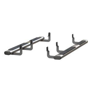 ARIES - ARIES 6" x 75" Polished Stainless Oval Side Bars, Select Nissan Titan Polished Stainless - 4444034 - Image 2