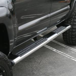 ARIES - ARIES 6" x 75" Polished Stainless Oval Side Bars, Select Toyota Tacoma Polished Stainless - 4444037 - Image 3