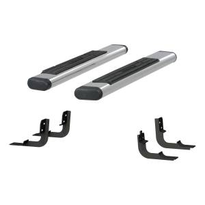 ARIES - ARIES 6" x 53" Polished Stainless Oval Side Bars, Select Ram 1500, 2500, 3500 Polished Stainless - 4444043 - Image 2