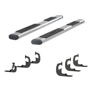 ARIES - ARIES 6" x 91" Polished Stainless Oval Side Bars, Select Silverado, Sierra 2500, 3500 Stainless Polished Stainless - 4444045 - Image 2