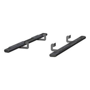 ARIES - ARIES 6" x 91" Black Aluminum Oval Side Bars, Select Ford F-150 SEMI-GLOSS BLACK POWDER COAT - 4445020 - Image 4
