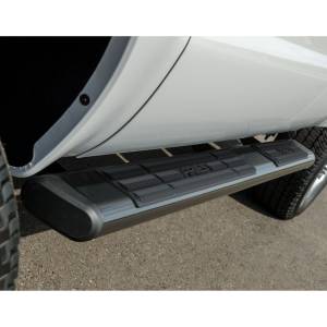 ARIES - ARIES 6" x 91" Black Aluminum Oval Side Bars, Select Ford F-Series SEMI-GLOSS BLACK POWDER COAT - 4445027 - Image 5