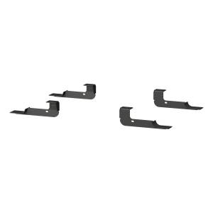 ARIES - ARIES Mounting Brackets for 6" Oval Side Bars Black CARBIDE BLACK POWDER COAT - 4492