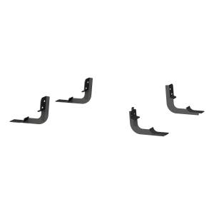 ARIES - ARIES Mounting Brackets for 6" Oval Side Bars Black CARBIDE BLACK POWDER COAT - 4520