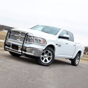 ARIES - ARIES Polished Stainless Grille Guard, Select Dodge, Ram 1500 Stainless Polished Stainless - 5058-2 - Image 2
