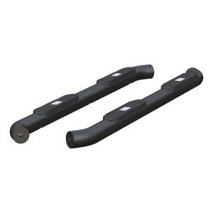 ARIES - ARIES Big Step 4" Black Aluminum Round Side Bars, Select Ram 1500 TEXTURED BLACK POWDER COAT - AL235045 - Image 4