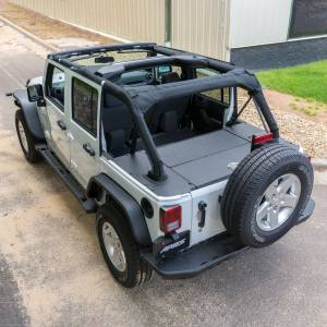 ARIES - ARIES Jeep JK Unlimited Security Cargo Lid Side Panels TEXTURED BLACK POWDER COAT - ALC25000-01 - Image 2