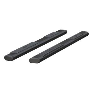 ARIES 6" x 85" Black Aluminum Oval Side Bars (No Brackets) Black SEMI-GLOSS BLACK POWDER COAT - B2885