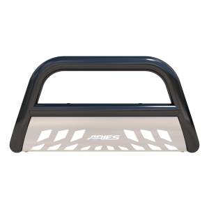 ARIES - ARIES 3" Black Steel Bull Bar, Select Chevrolet, GMC Black SEMI-GLOSS BLACK POWDER COAT - B35-4001 - Image 3